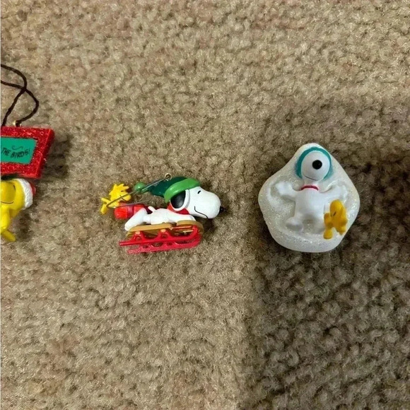 Lot Of 5 Miniature Series Edition- Keepsake Ornaments Peanuts 2003-2006 - Picture 5 of 8